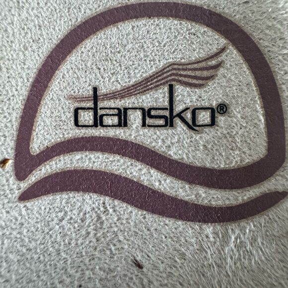 Dansko Brown Leather Cut Out Clog Sandals Sz 36 - Picture 3 of 8